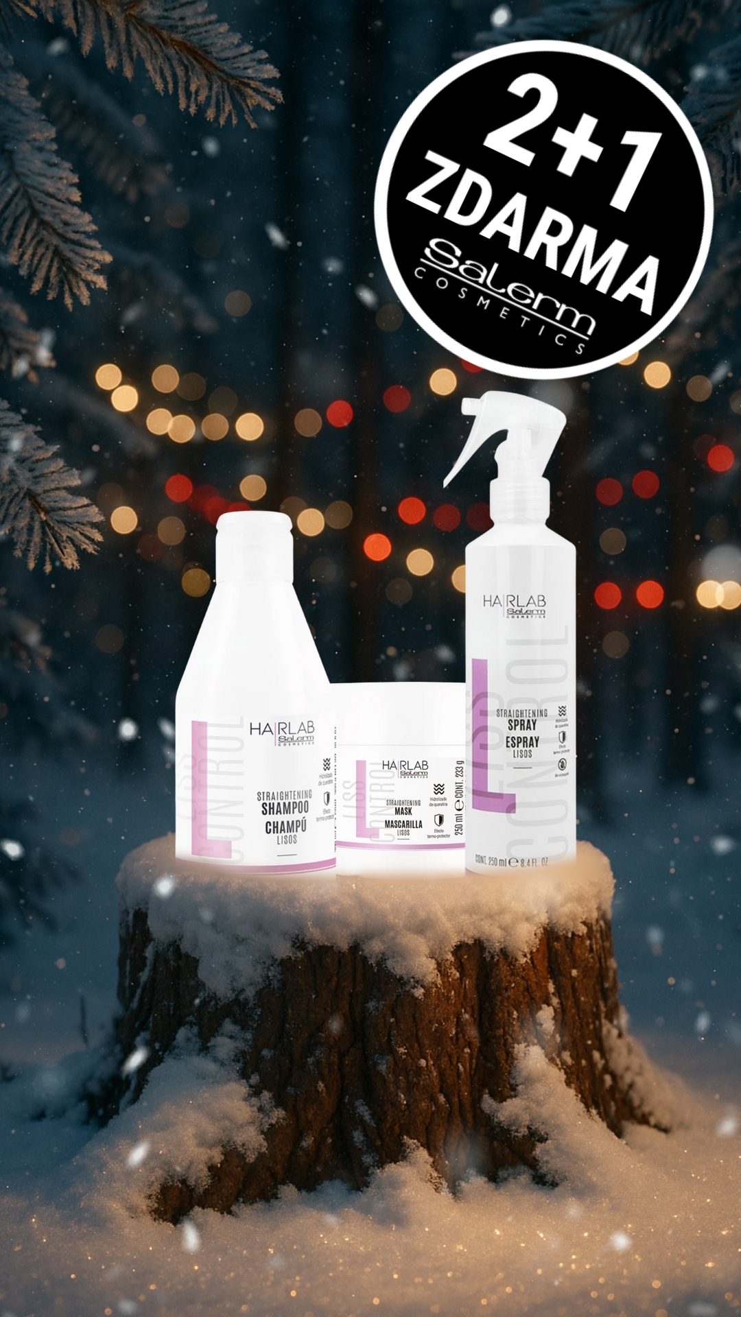 Salerm LISS CONTROL sada proti krepatění vlasů