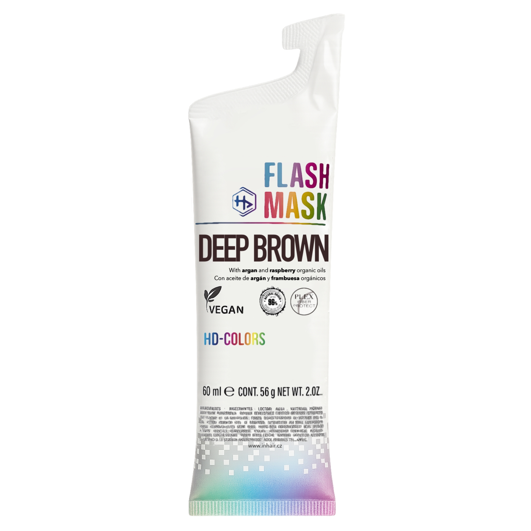 Salerm HD Colors Flash Mask barvicí maska hnědá 60 ml