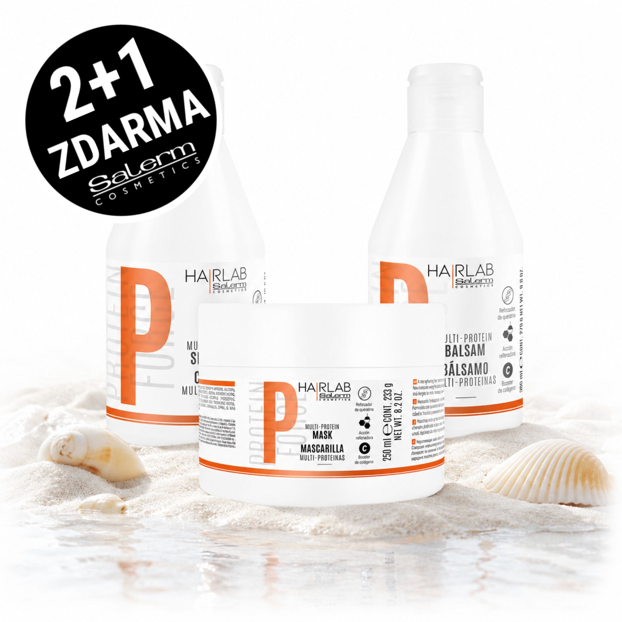 Salerm PROTEIN FORCE sada pro poškozené vlasy