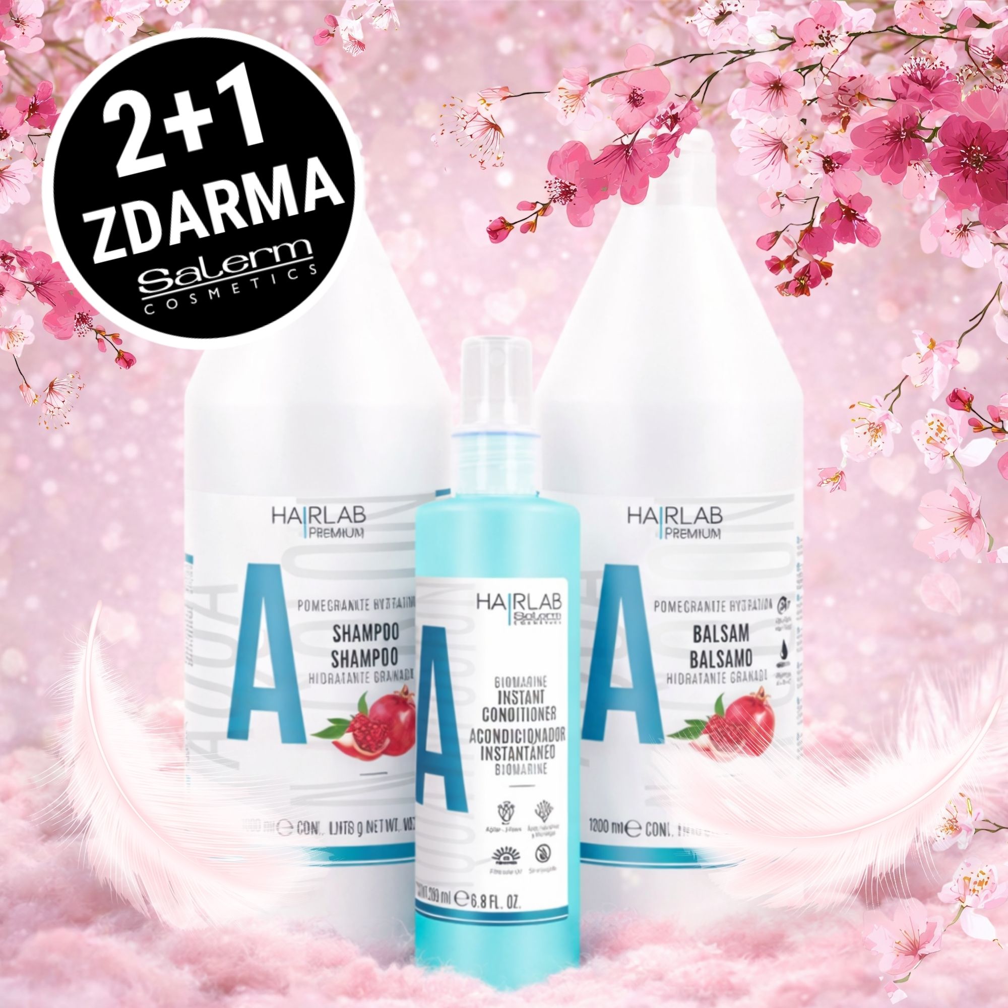 Salerm AQUA INFUSION sada pro suché a dehydratované vlasy