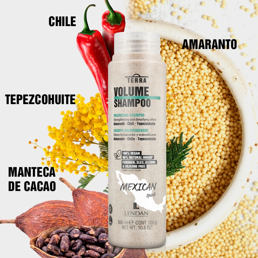 Lendan Terra Volume šampon pro objem vlasů 1000 ml