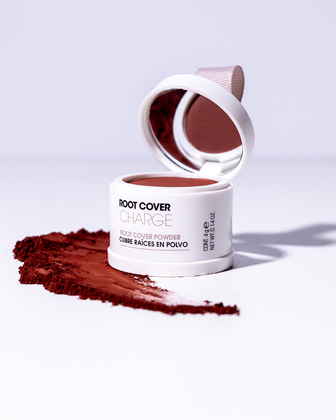 Lendan Root Cover pudr pro zakrytí odrostů a šedin červený 4 g