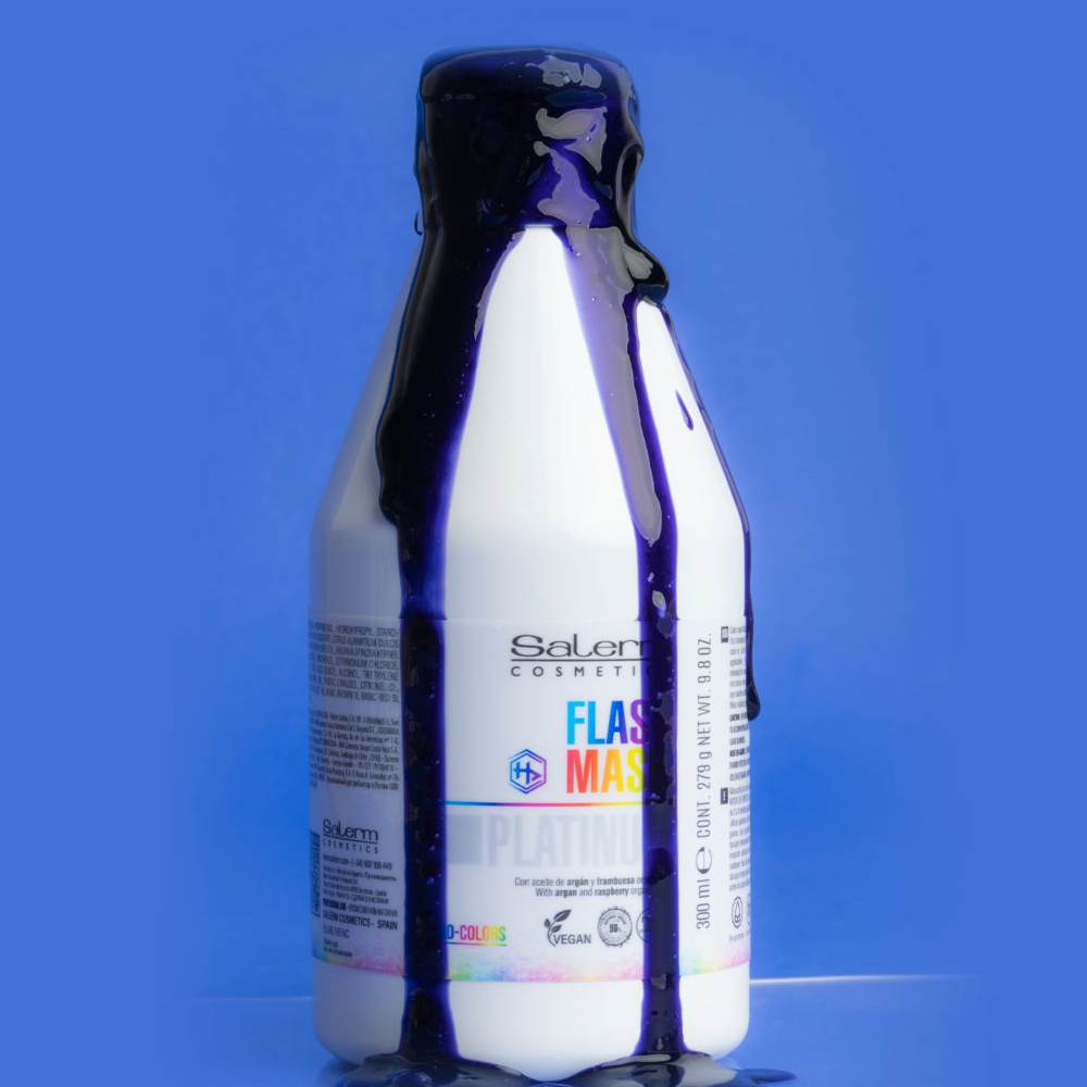 Salerm HD Colors Flash Mask barvicí maska platinová 60 ml