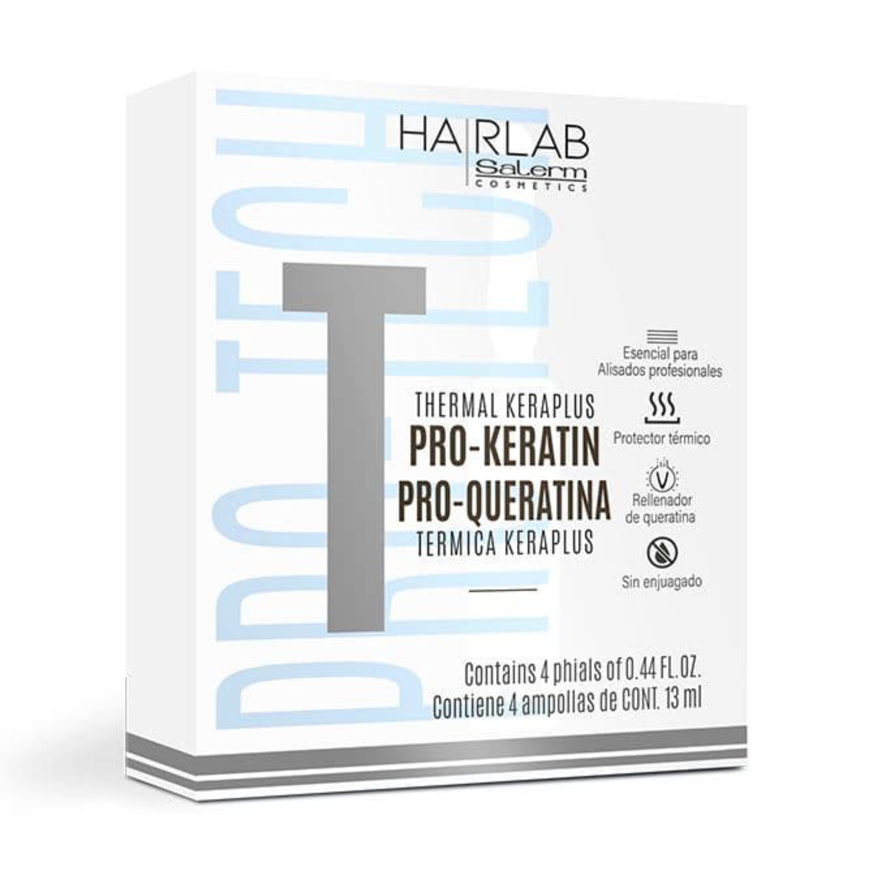 Salerm PRO-TECH Thermal Keraplus keratinové ampule 4 x 13 ml