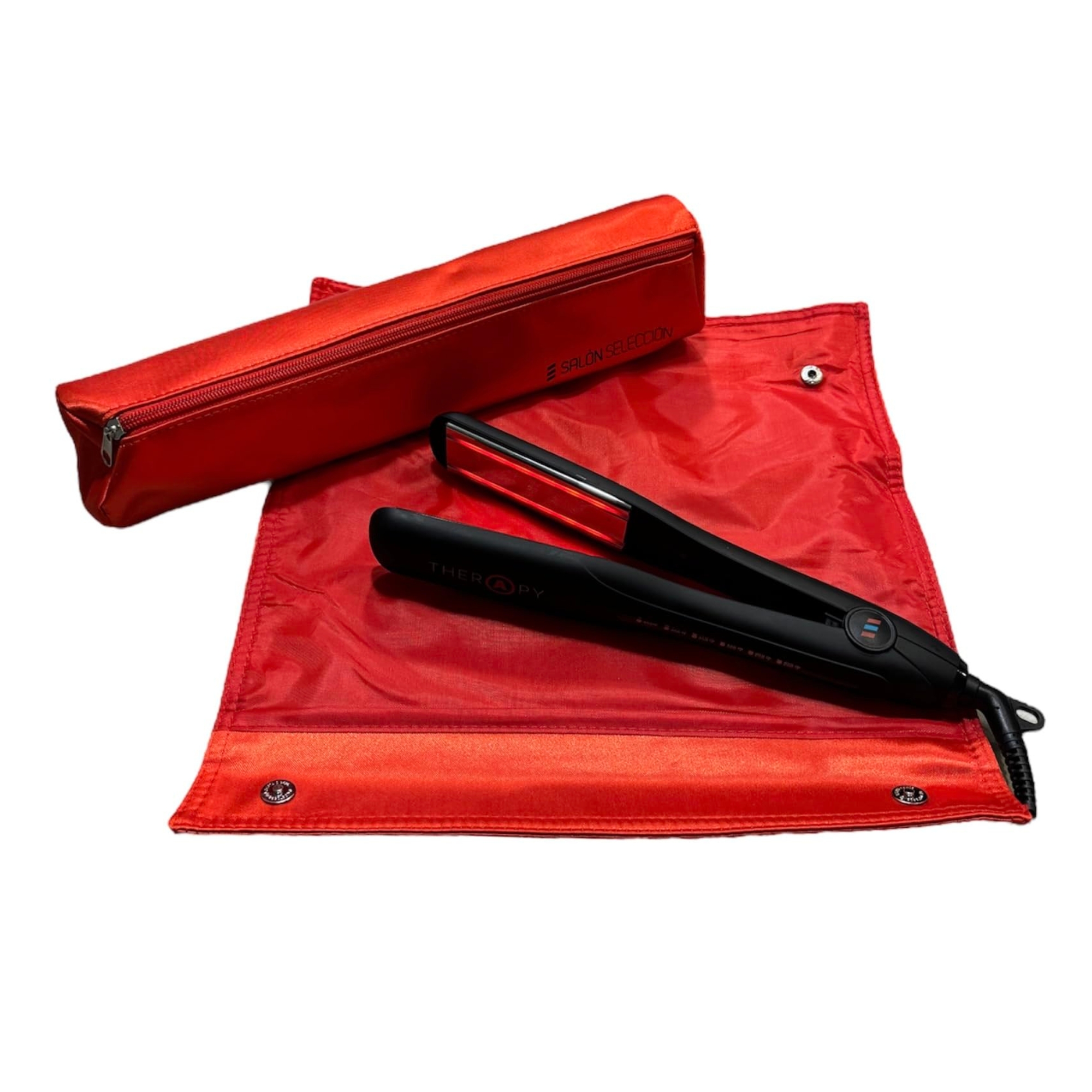 Salerm Therapy Black profesionální infračervená žehlička na vlasy černá