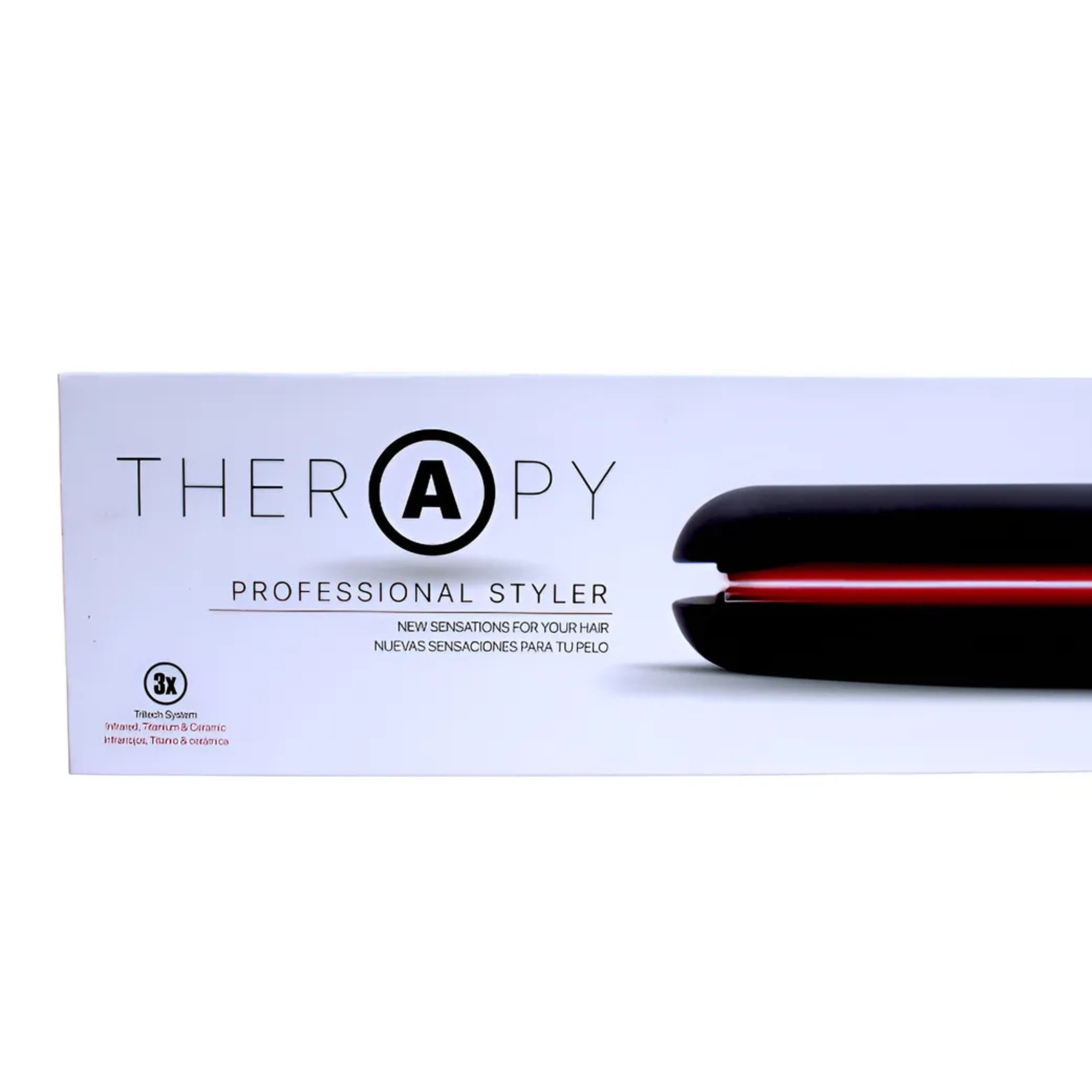 Salerm Therapy Black profesionální infračervená žehlička na vlasy černá