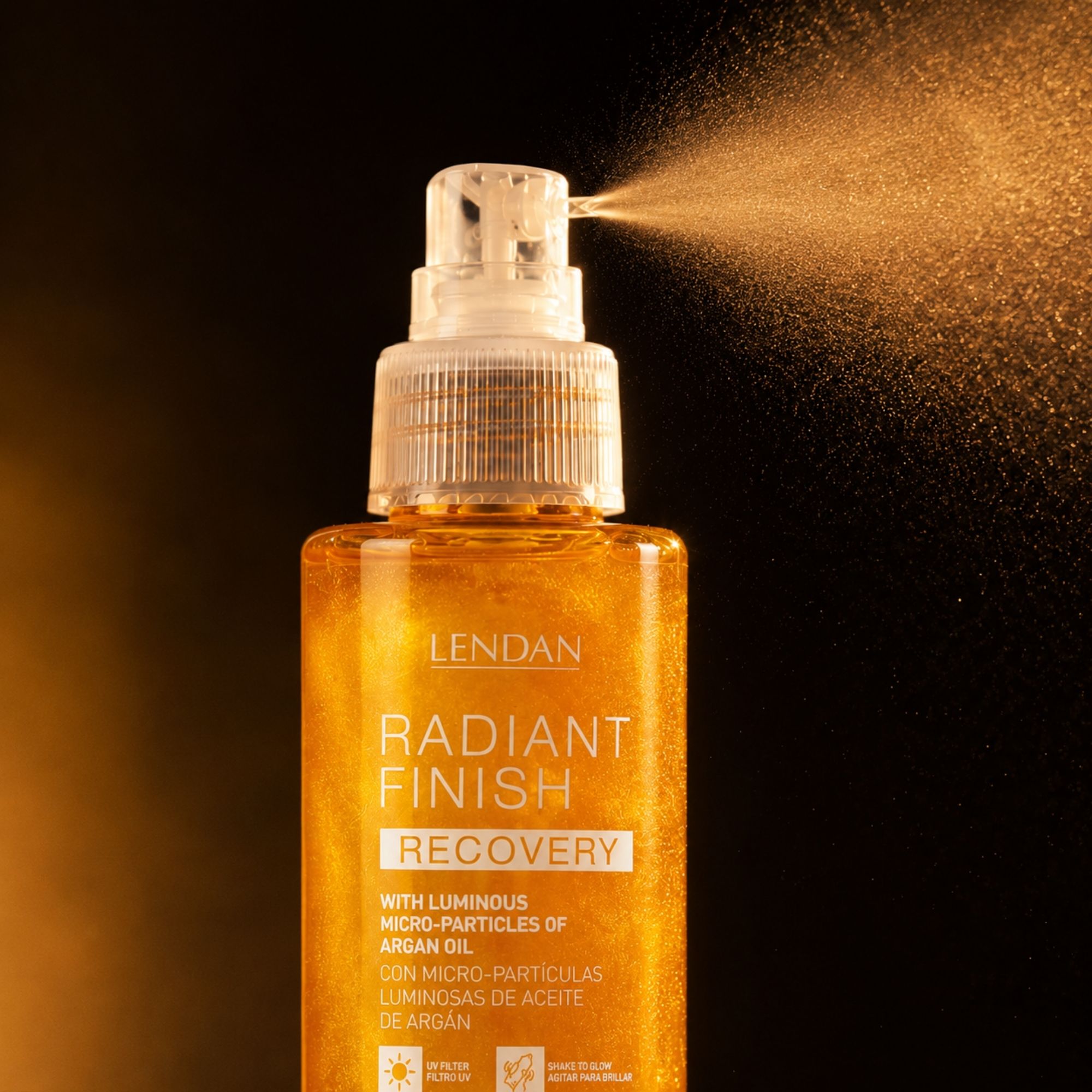 Lendan Recovery Radiant Finish sprej pro zářivý lesk vlasů 100 ml