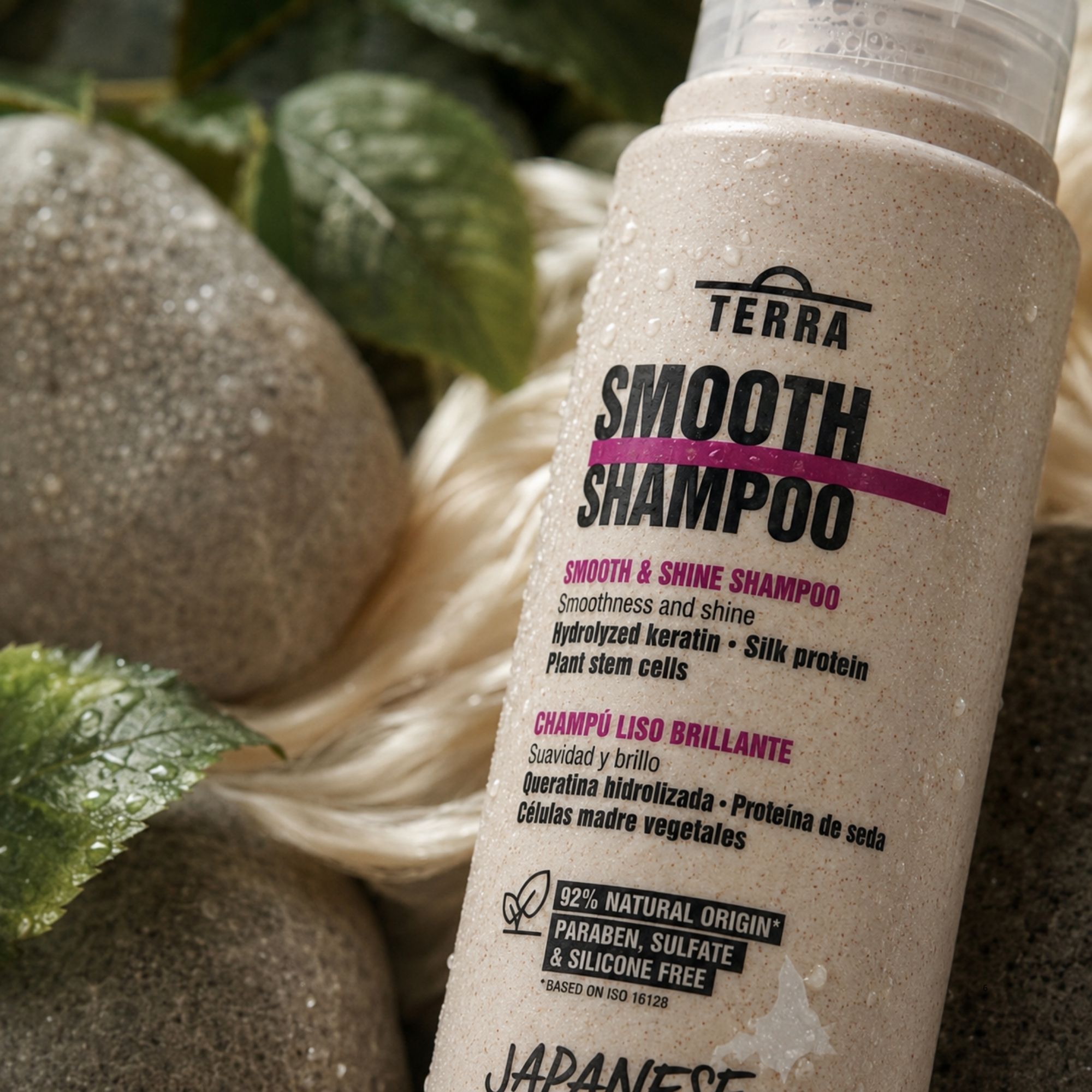 Lendan Terra Smooth uhlazující šampon pro krepaté vlasy 300 ml