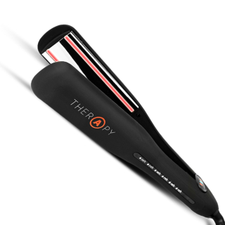 Salerm Therapy Black profesionální infračervená žehlička na vlasy černá